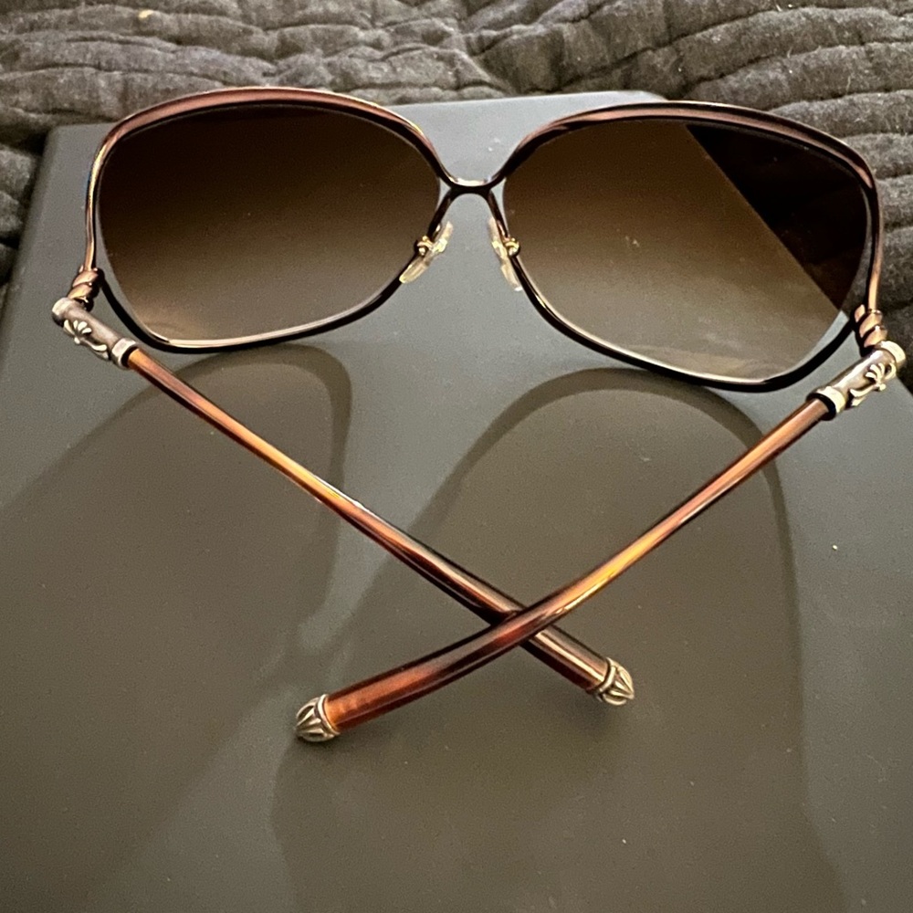 Selling my RARE Chrome heart Sunglasses for Women REAL SILVER